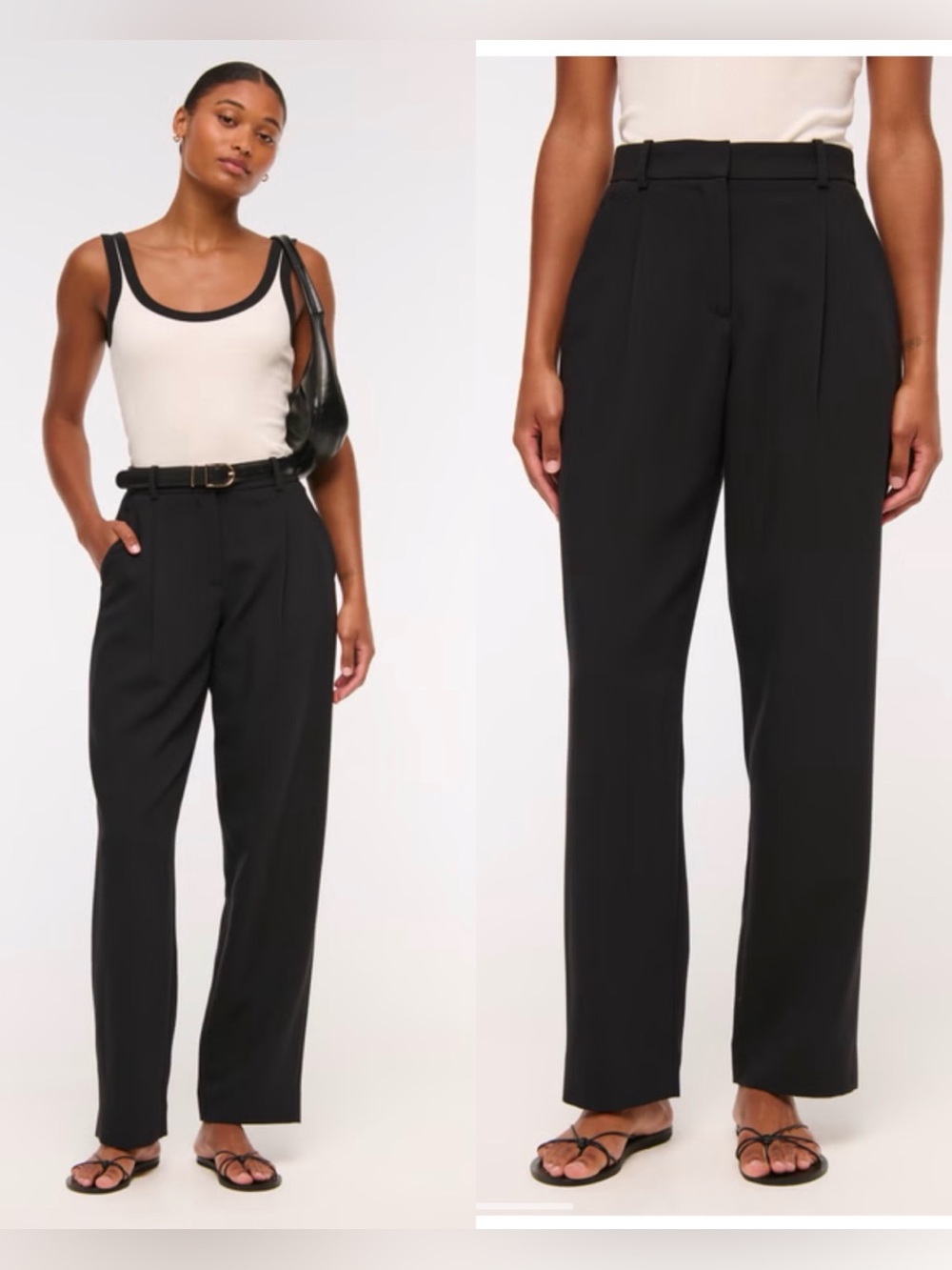 Abercrombie&Fitch Curve Love Quinn Tailored Straight Pant , size 30/10